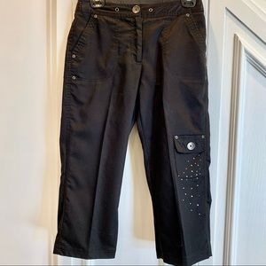 Spartelle Black Capris‎ 6P